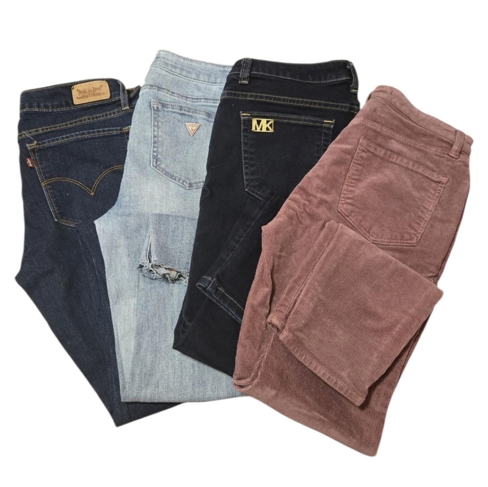 EUC Denim and Corduroy Ladies Pants - Size 4 and 6
